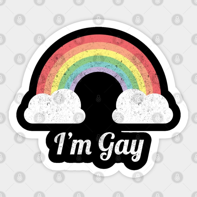 I'm Gay Sticker by Universe Design